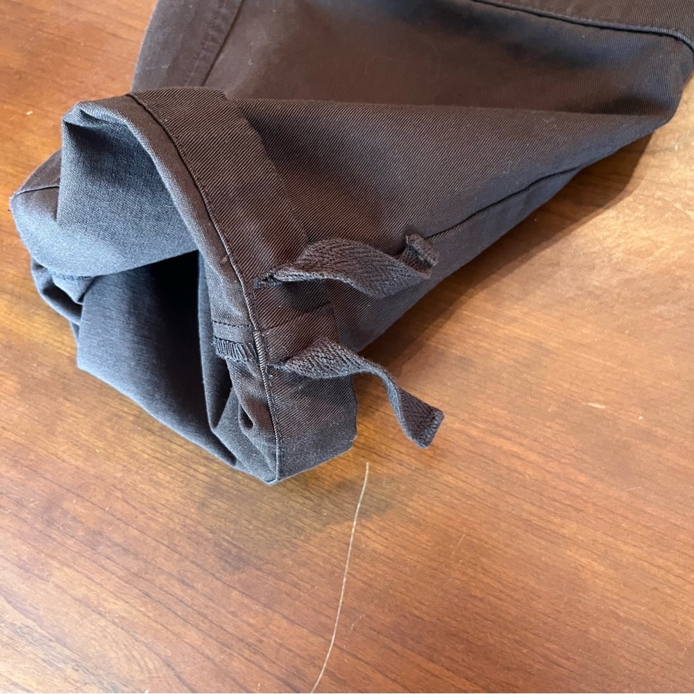 Empyre Cargo Pants Brown Relaxed Wide Leg Baggy Skater SZ 34 Paratrooper Utility - Picture 9 of 13
